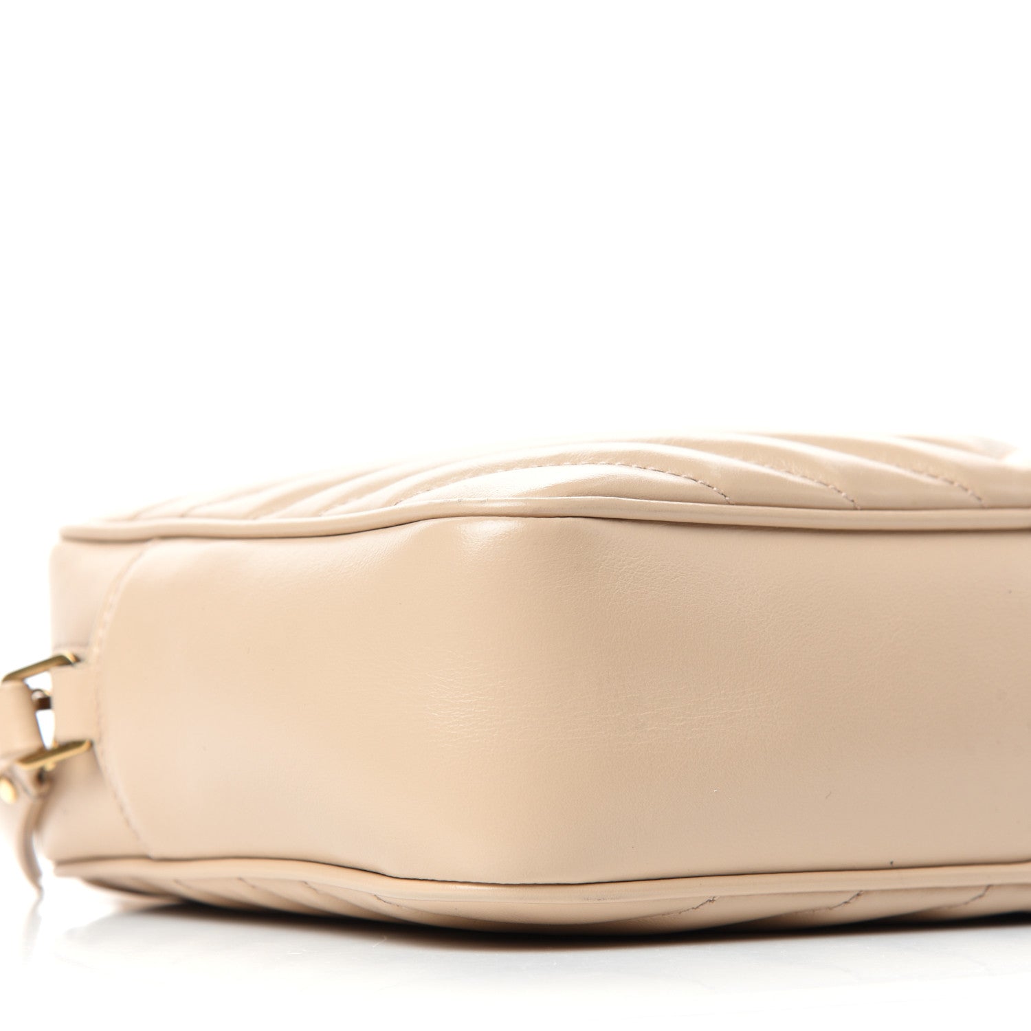 Saint Laurent Calfskin Matelasse Lou Camera Bag Dark Latte 8 of 10
