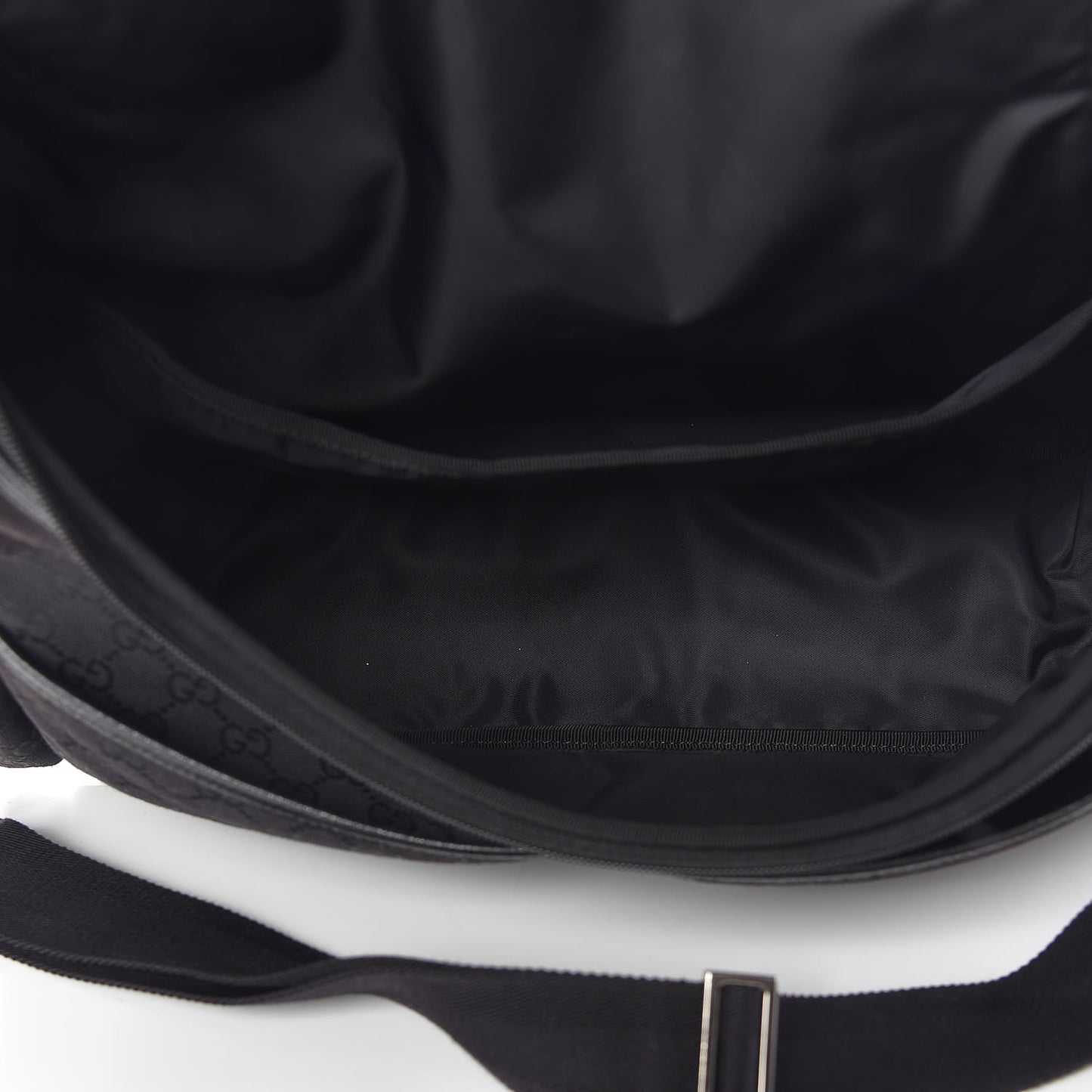 Monogram Large Diaper Bag Black