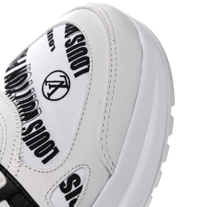 Louis Vuitton X FORNASETTI Calfskin Technical Nylon LV Archlight Sneaker 38 Black 13 of 14