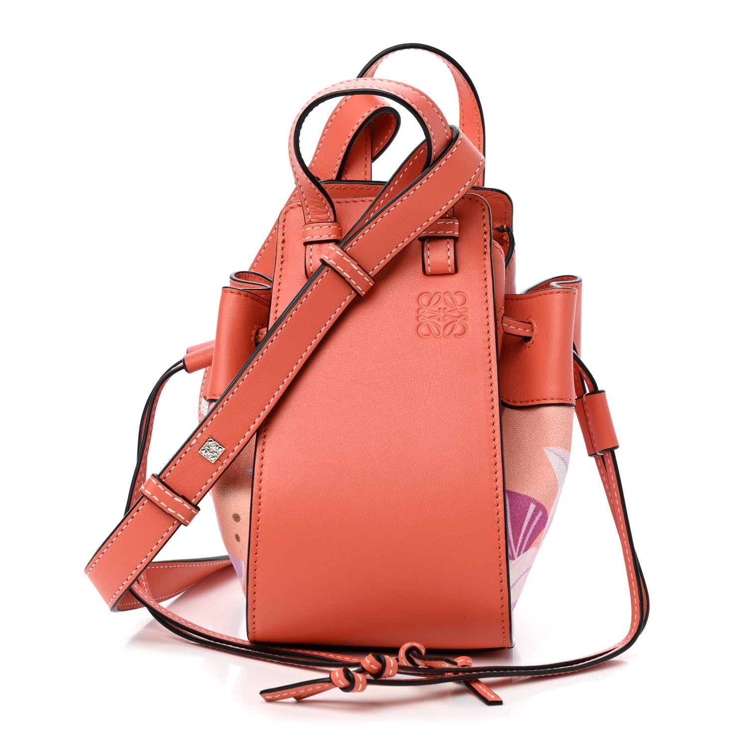 Loewe Calfskin Embroidered Floral Mini Hammock Shoulder Bag 1 of 9