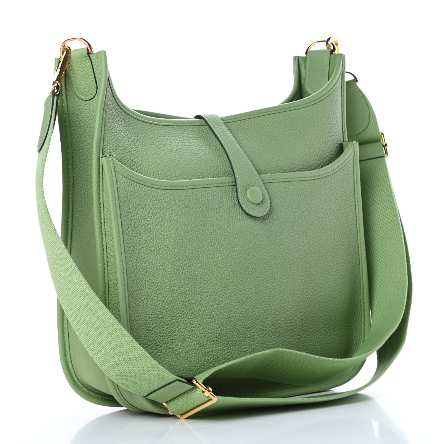 Hermes Taurillon Maurice Evelyne III PM Vert Criquet 3 of 11