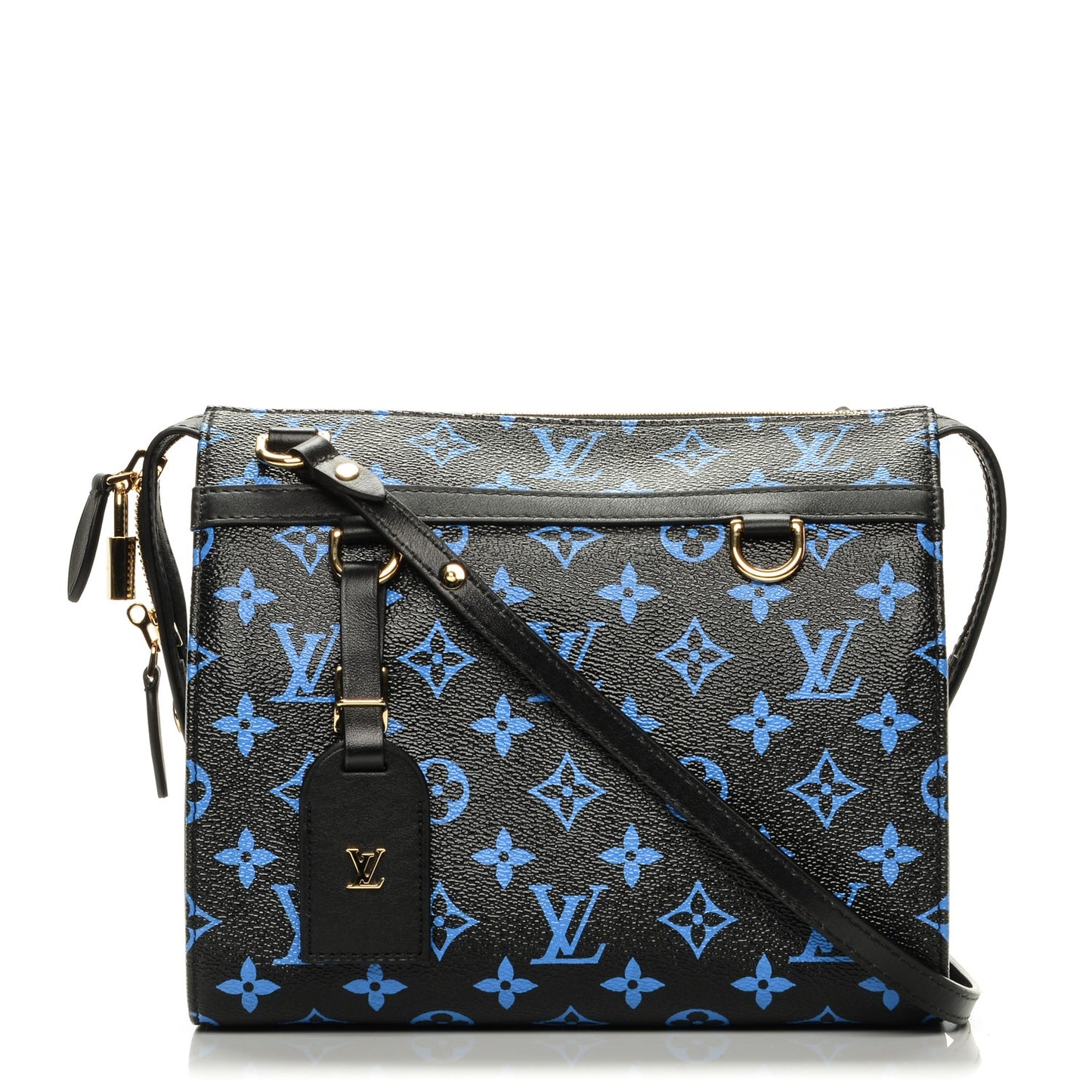 Colored Monogram Speedy Amazon PM Blue Black