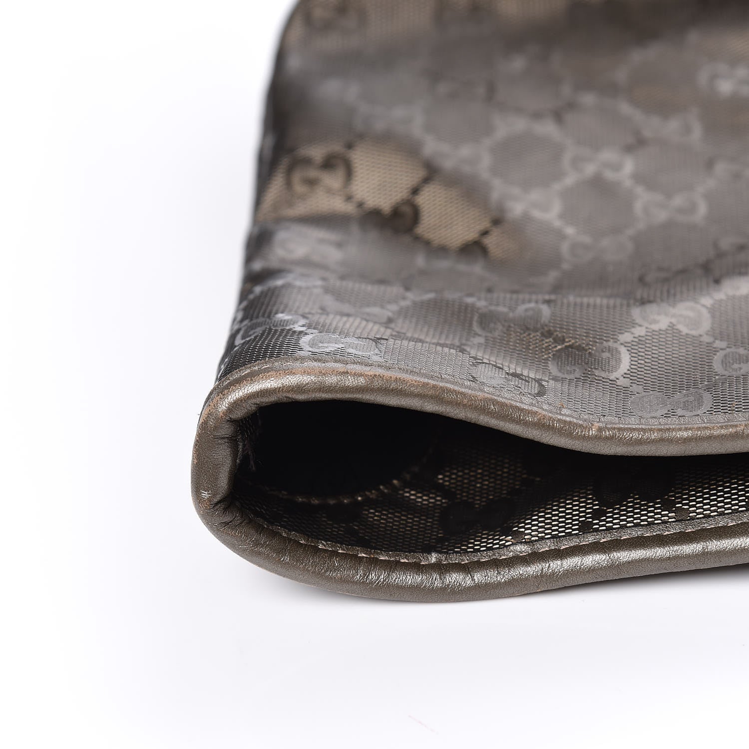 Gucci Imprime Monogram Large Zippered Shopping Tote Pewter 9 of 12