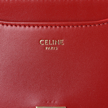 Celine Satinated Calfskin Besace Small 16 Red 5 of 8