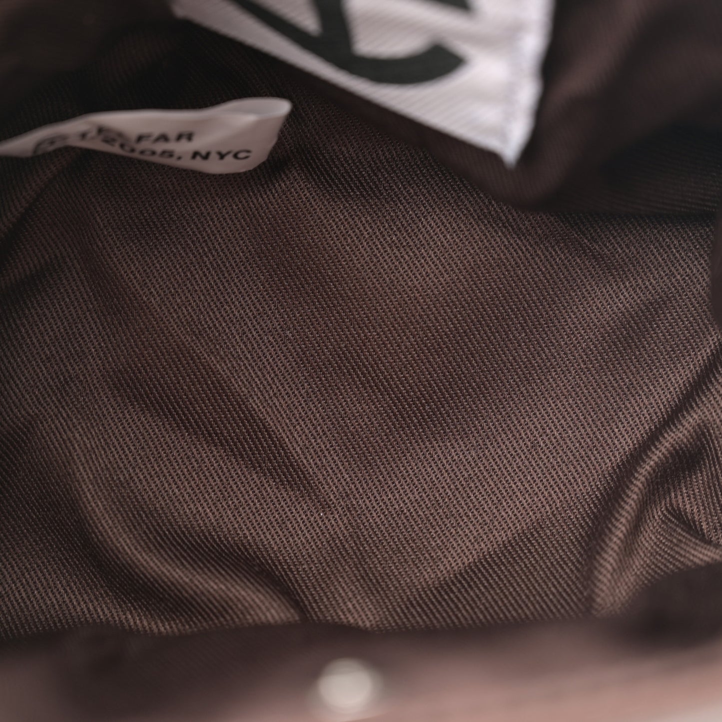 Vegan Leather Small Shopping Bag Chocolate