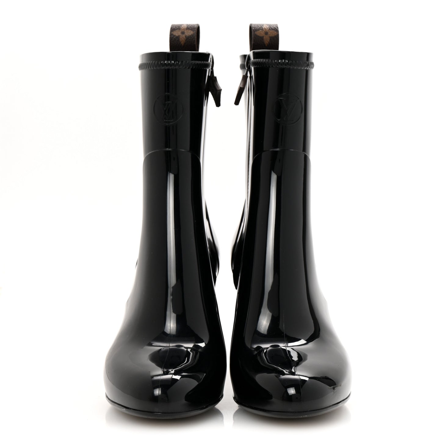 Rubber Silhouette Ankle Boots 38 Black