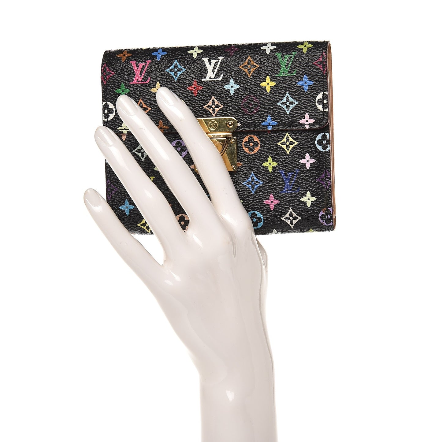 Monogram Multicolor Koala Wallet Black