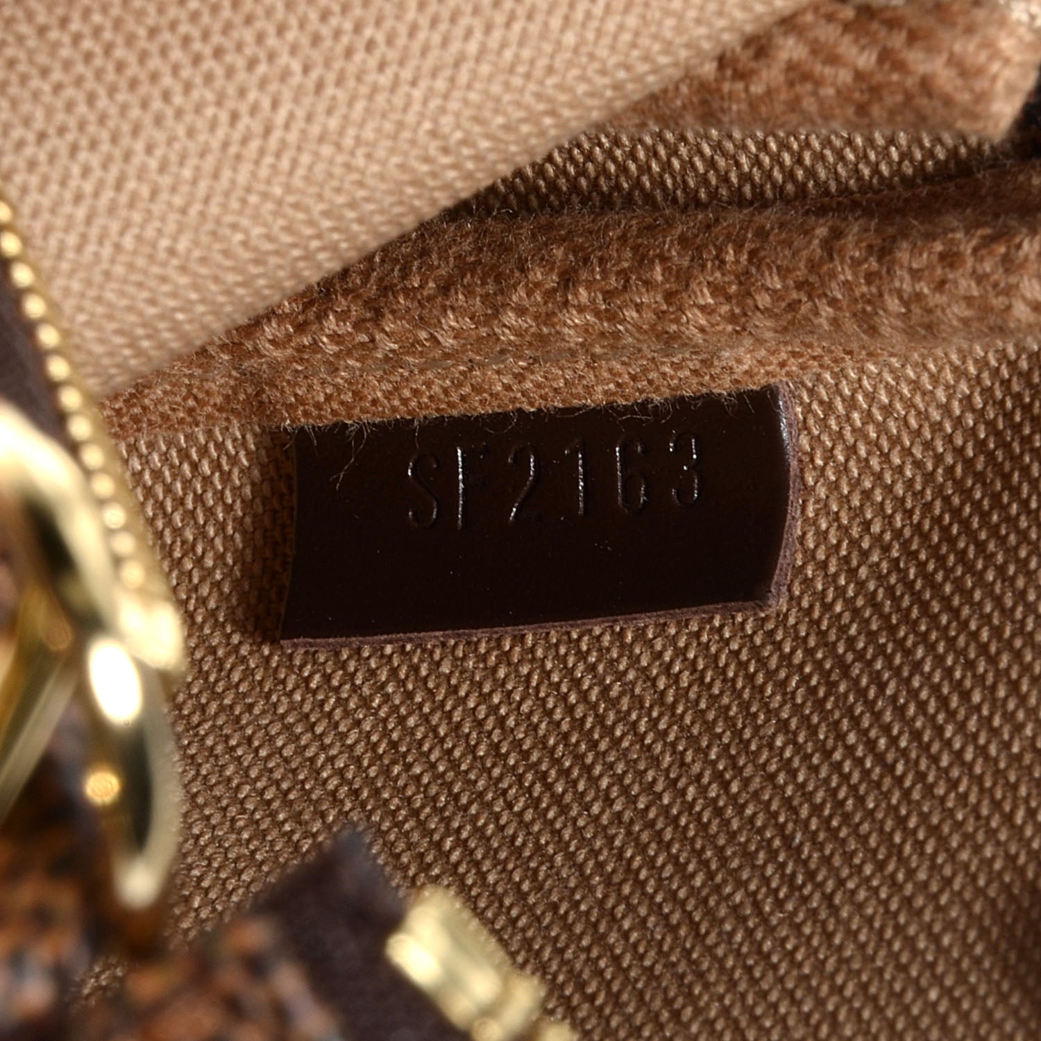 Louis Vuitton Damier Ebene Trunks and Locks Mini Pochette Accessories 7 of 7