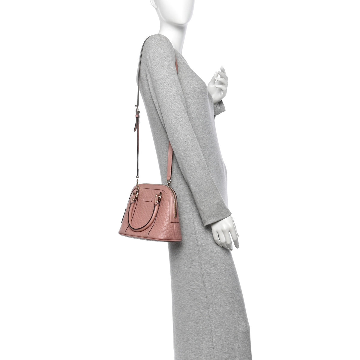 Gucci Microguccissima Medium Dome Bag Soft Pink 2 of 10