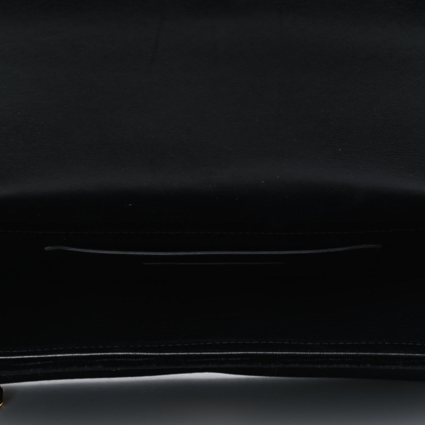 Velvet Medium Monogram Kate Tassel Shoulder Bag Black
