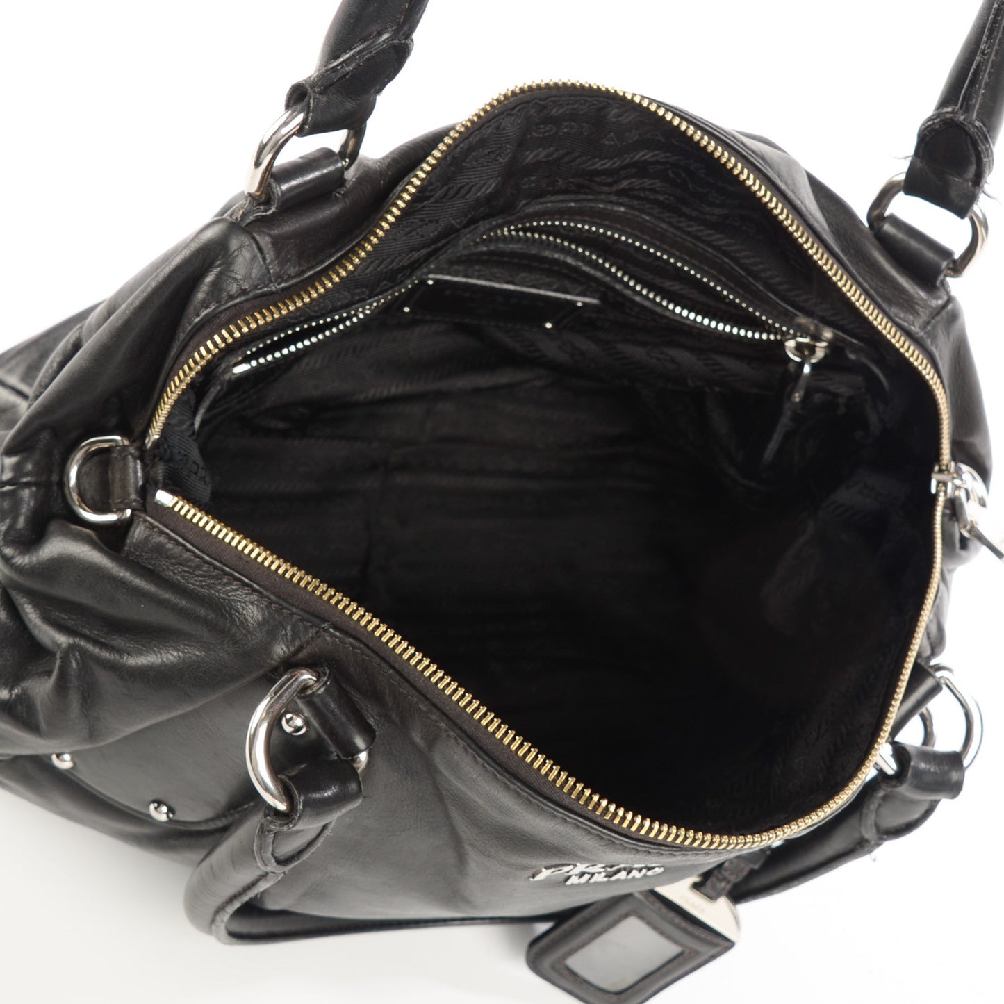 Soft Calf Satchel Nero Black