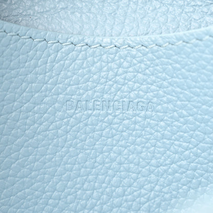 Balenciaga Grained Calfskin Neo Classic Silver Hardware Mini City Blue Grey 6 of 10