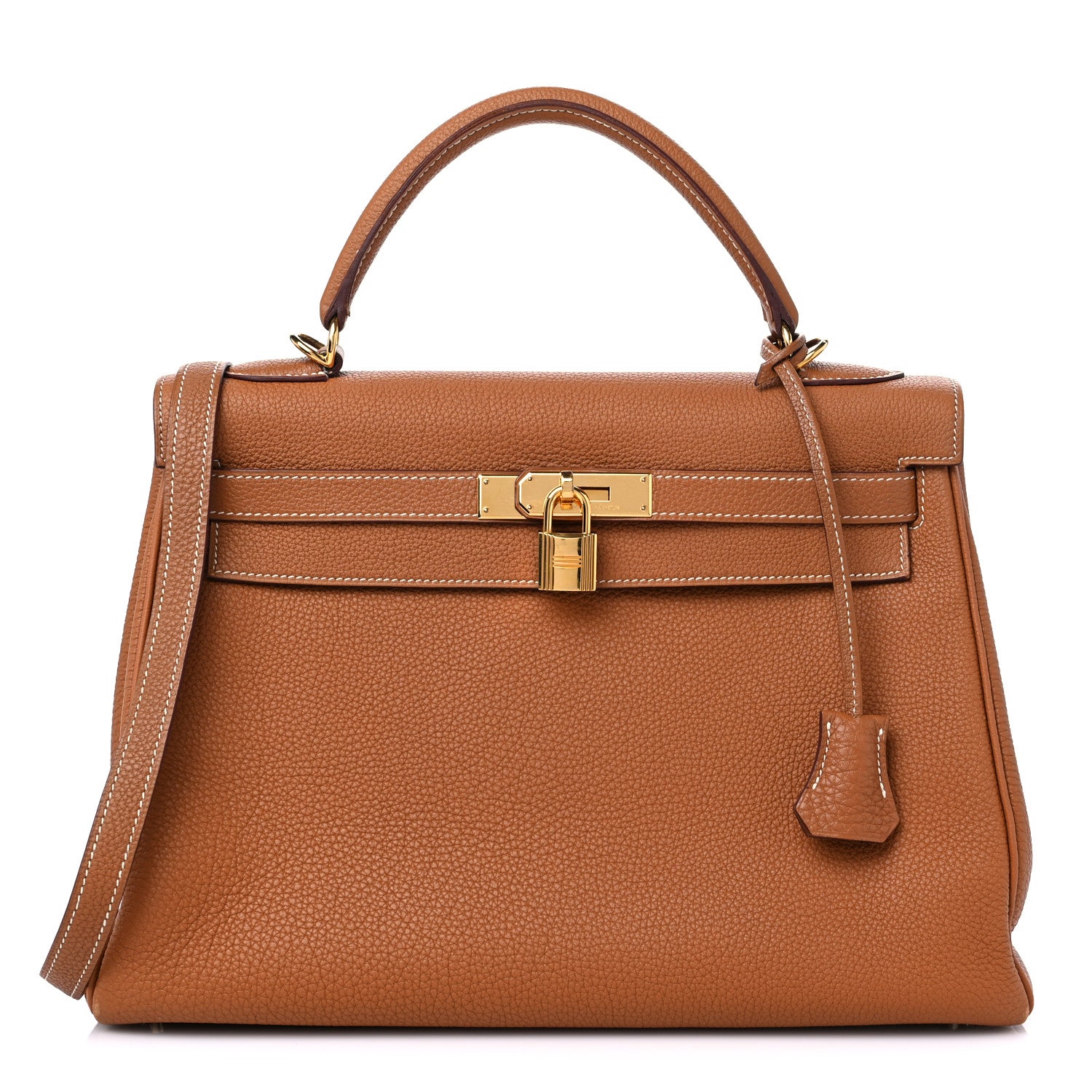 Hermes Togo Kelly Retourne 32 Gold 1 of 16