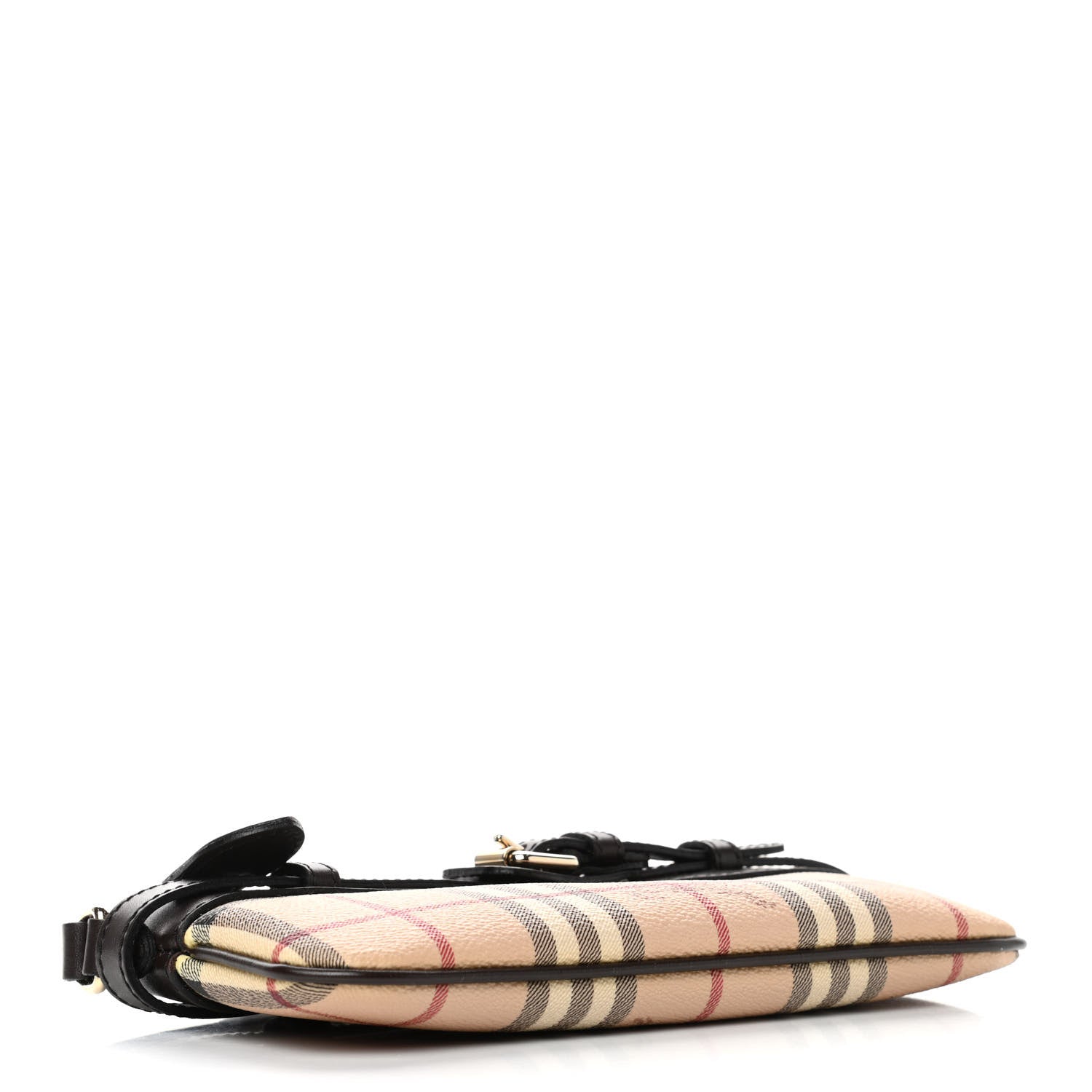 Burberry Haymarket Check Belt Shoulder Bag Chocolate 3 of 4