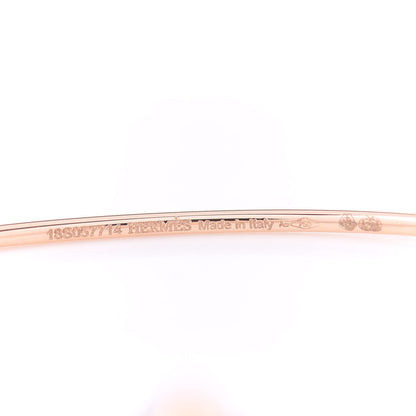 Hermes 18K Rose Gold Collier De Chien Rock Bracelet 4 of 4