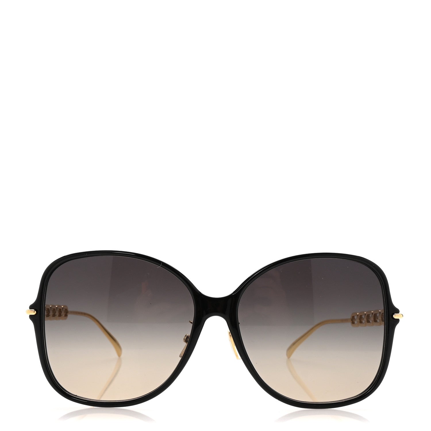 Louis Vuitton Acetate Metal My LV Chain Two Square Sunglasses Z1907U Black 2 of 7