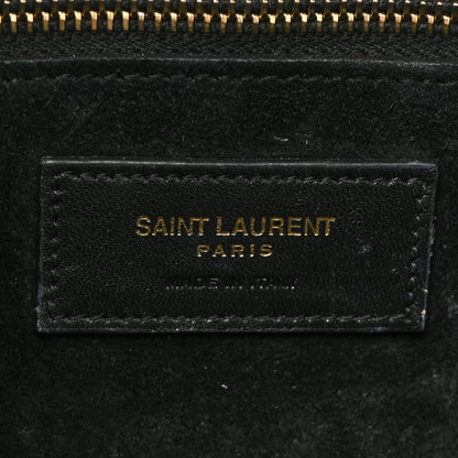 Saint Laurent Smooth Calfskin Le 5 A 7 Hobo Black 6 of 19