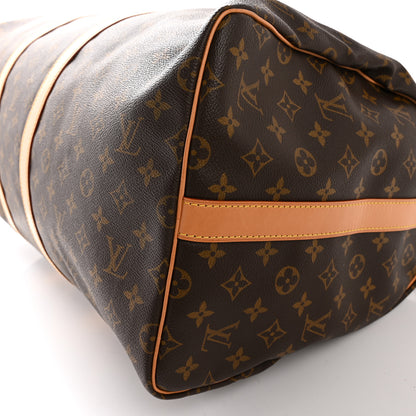 Louis Vuitton Monogram Keepall Bandouliere 55 10 of 15