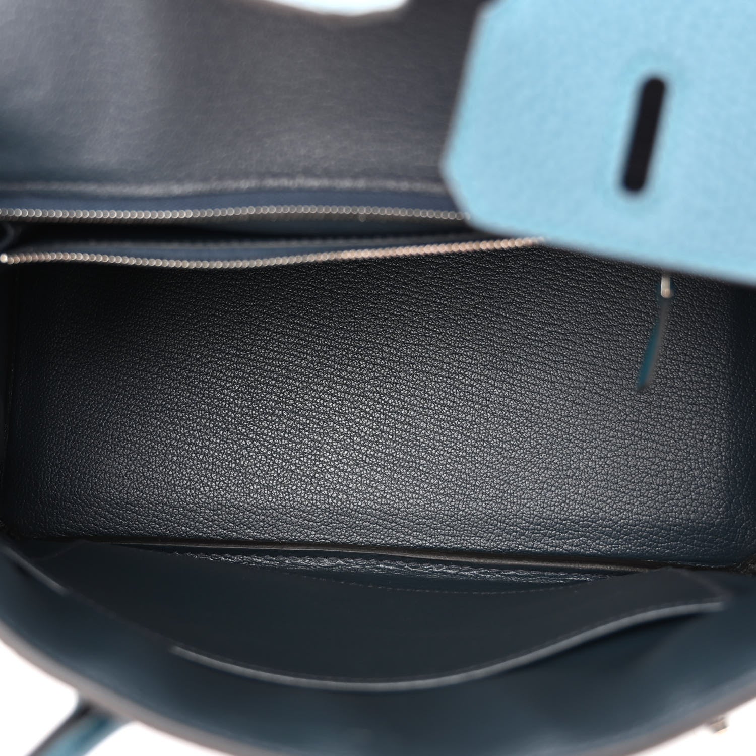 Hermes Togo Verso Birkin 25 Vert Bosphore Bleu Ocean 5 of 10