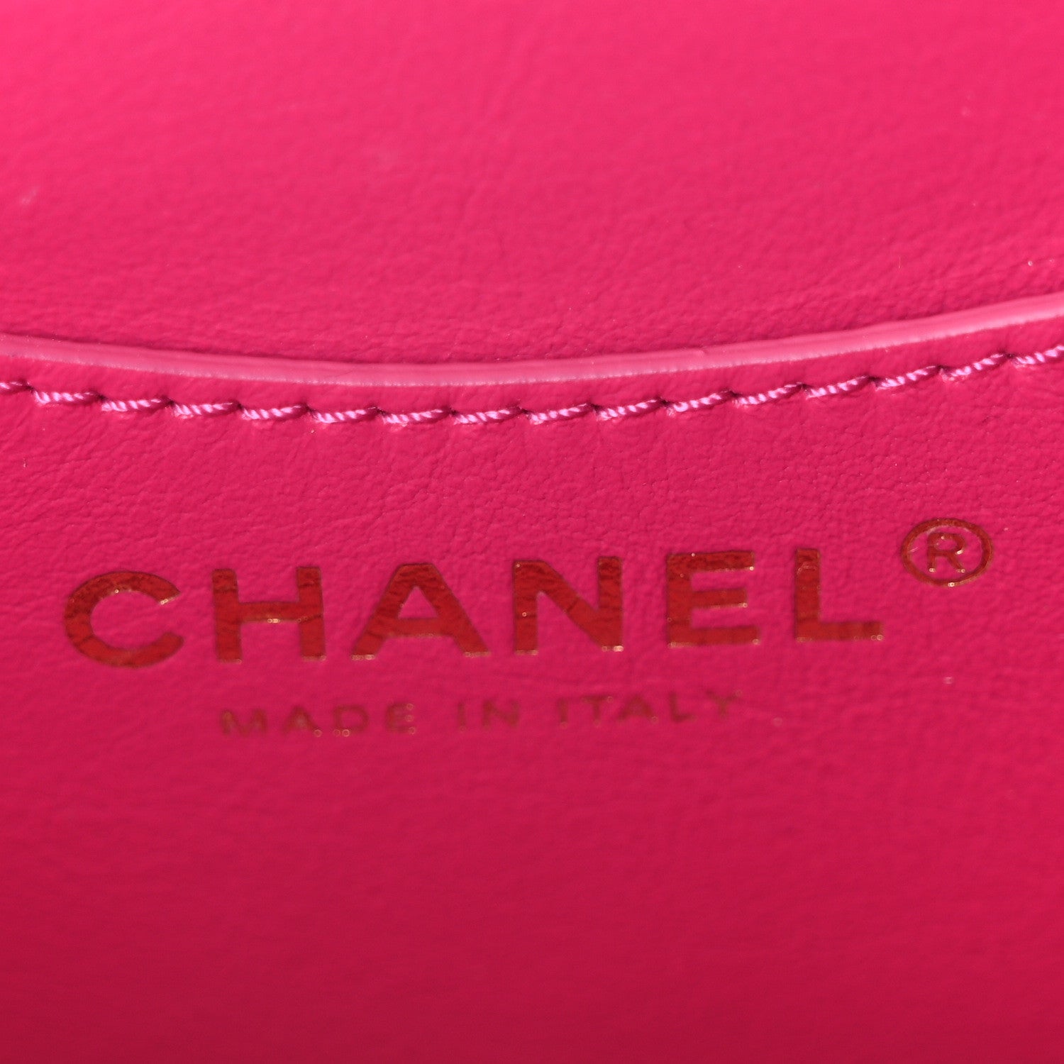 Chanel Tweed Quilted Small Vanity Case Fuchsia 6 of 10