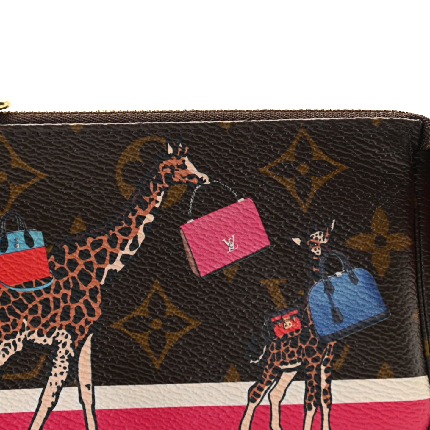 Monogram 2017 Christmas Animation Mini Pochette Accessories