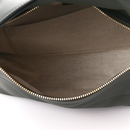 Loewe Calfskin Puzzle Hobo Army Green 5 of 10