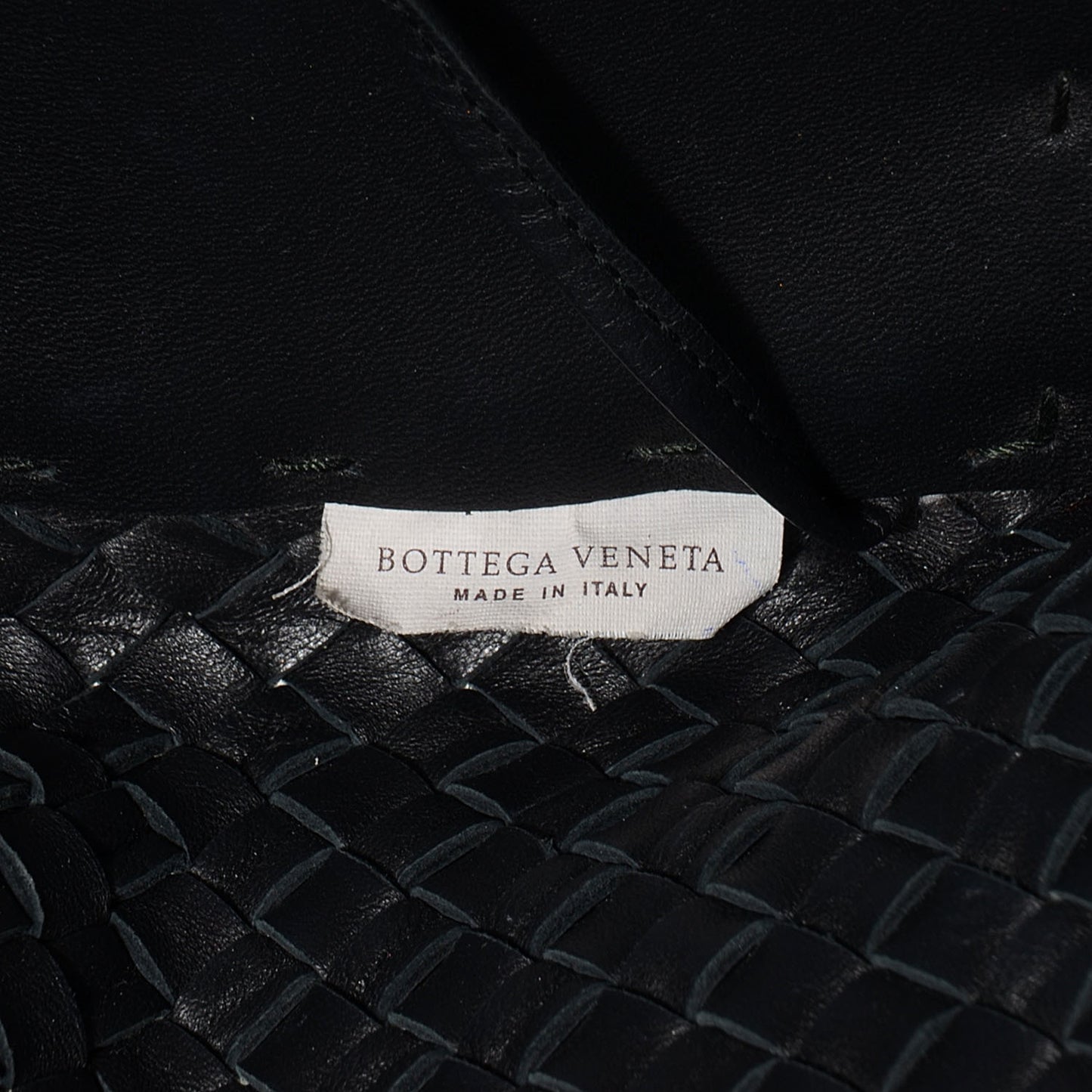 Nappa Intrecciato Medium Cabat Nero Black