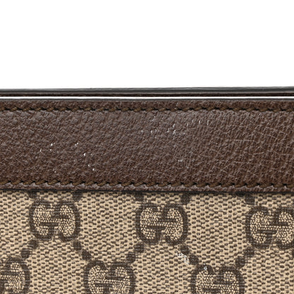 Gucci GG Supreme Monogram Web Medium Ophidia Chain Shoulder Bag Brown 14 of 15