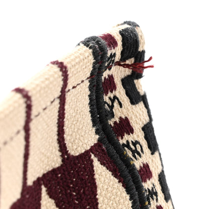 Christian Dior Canvas Embroidered Geometric Medium Book Tote Multicolor 18 of 18