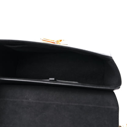 Louis Vuitton Calfskin Since 1854 Embroidered Twist MM Black 6 of 9