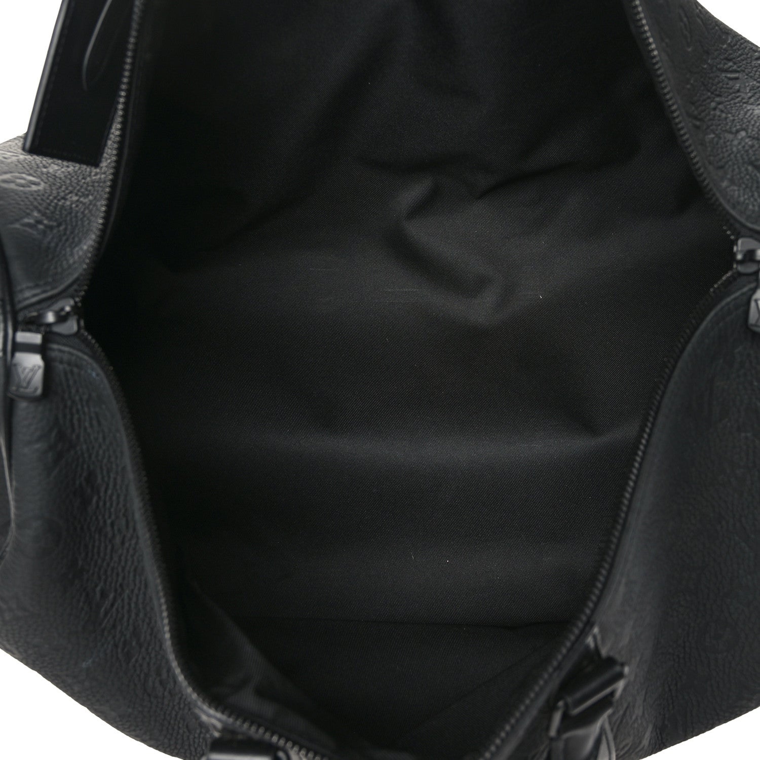 Louis Vuitton Taurillon Monogram Keepall Bandouliere 50 Black 5 of 11