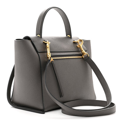Celine Grained Calfskin Micro Belt Bag Grey 3 of 11
