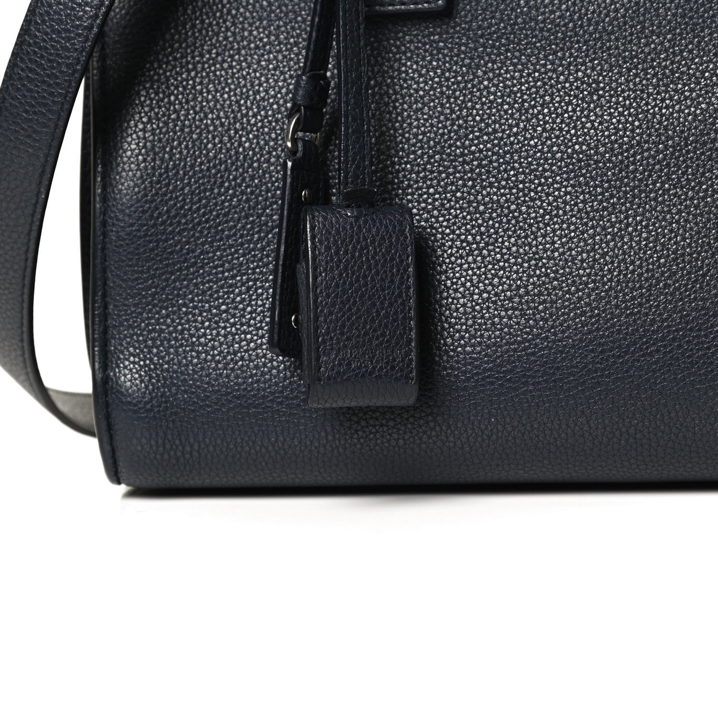 Grained Calfskin Baby Supple Sac De Jour Navy