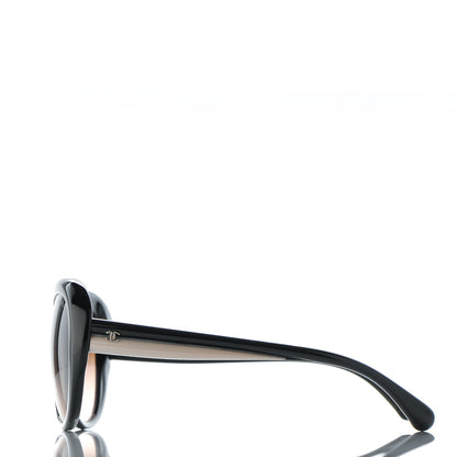 Chanel Signature Oval Sunglasses 5312 Black 3 of 8