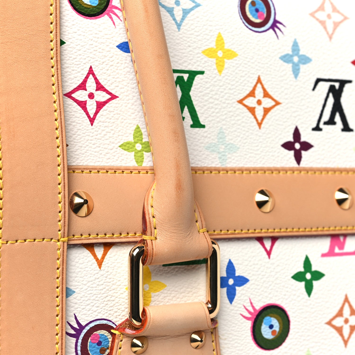 Louis Vuitton Monogram Multicolor Murakami Eye Dare You White 9 of 9