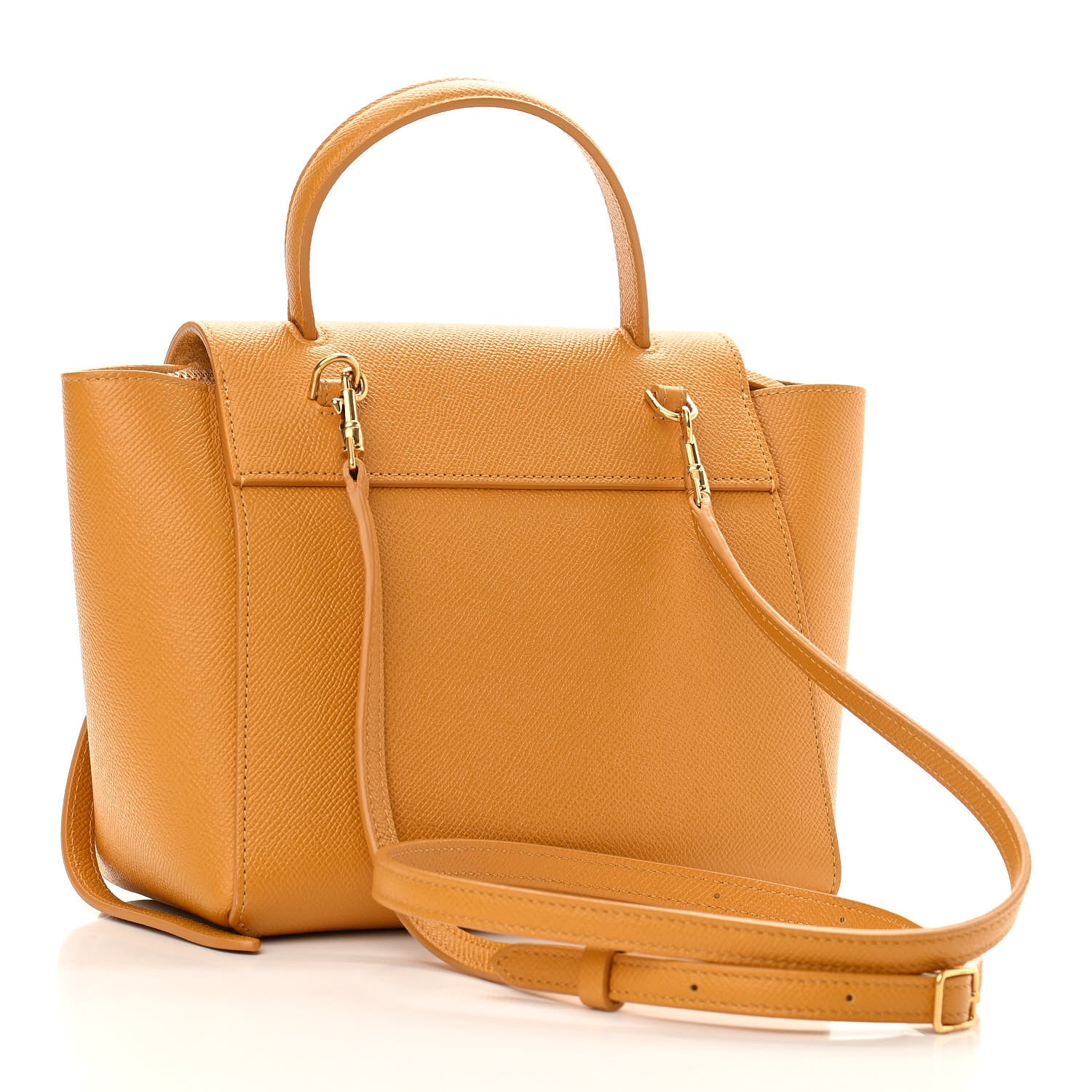 Celine Grained Calfskin Nano Belt Bag Calendula 3 of 10