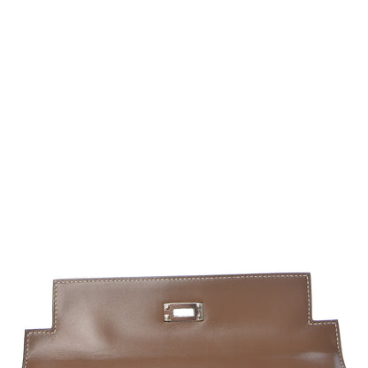 Hermes Tadelakt Kelly Sellier 25 Etoupe 12 of 35