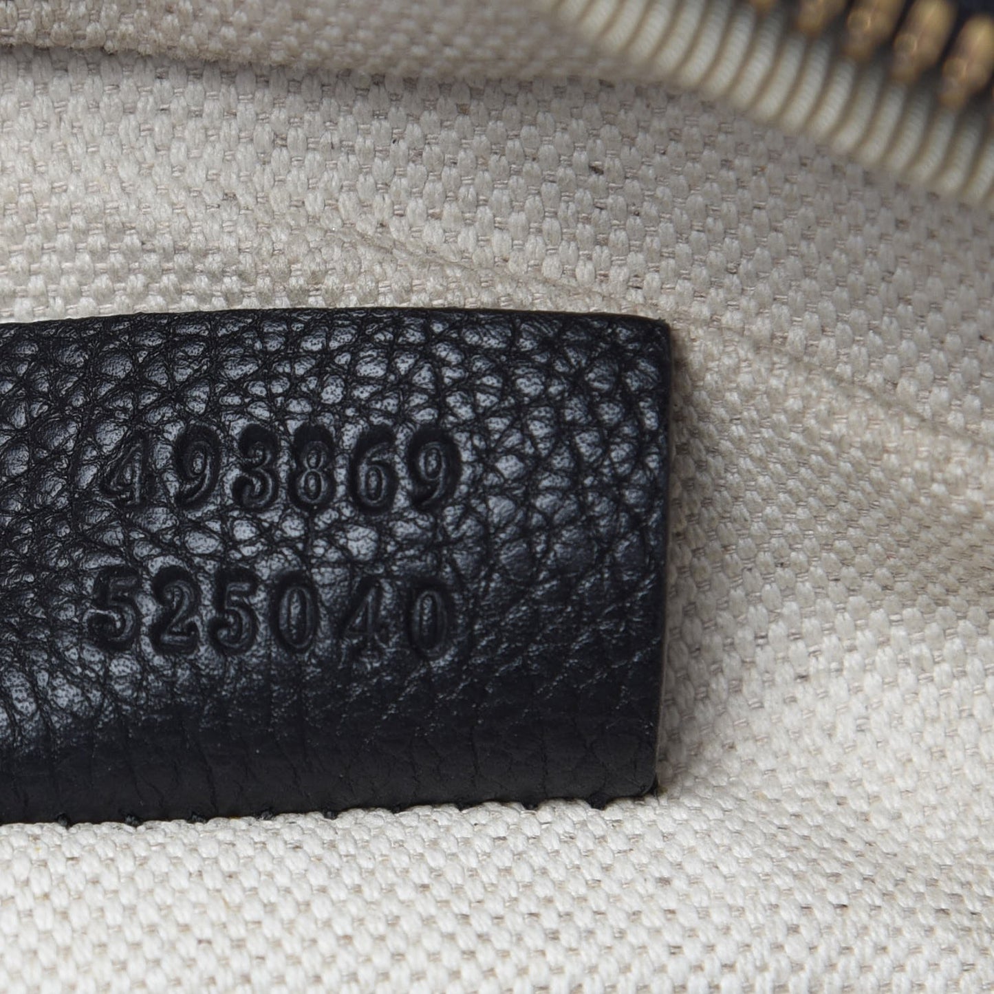 Grained Calfskin Logo Belt Bag Black