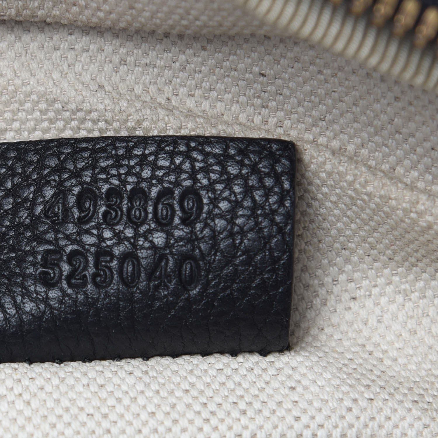 Gucci Grained Calfskin Logo Belt Bag Black 7 of 7