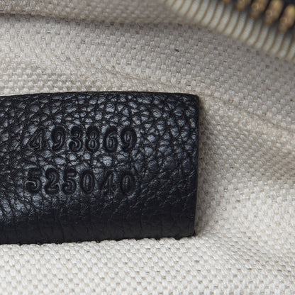 Gucci Grained Calfskin Logo Belt Bag Black 7 of 7