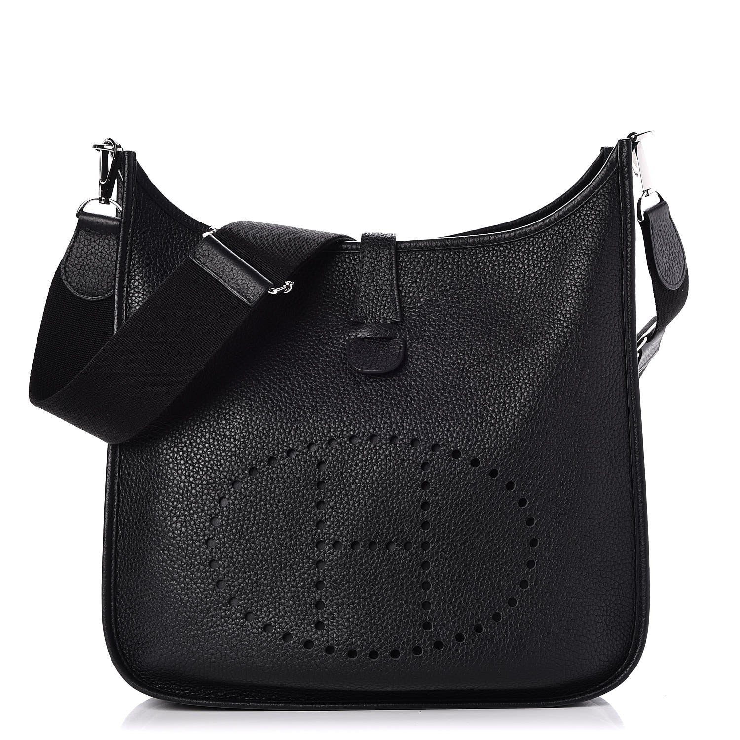 Hermes Taurillon Clemence Evelyne III GM Black 1 of 7