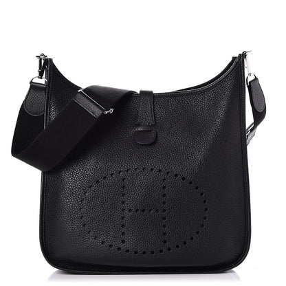 Hermes Taurillon Clemence Evelyne III GM Black 1 of 7