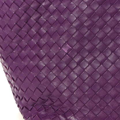 Bottega Veneta Nappa Intrecciato Large Cesta Tote Eggplant 13 of 13