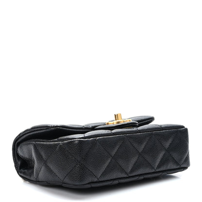 Chanel Caviar Quilted Mini Sweetheart Rectangular Flap Black 4 of 9