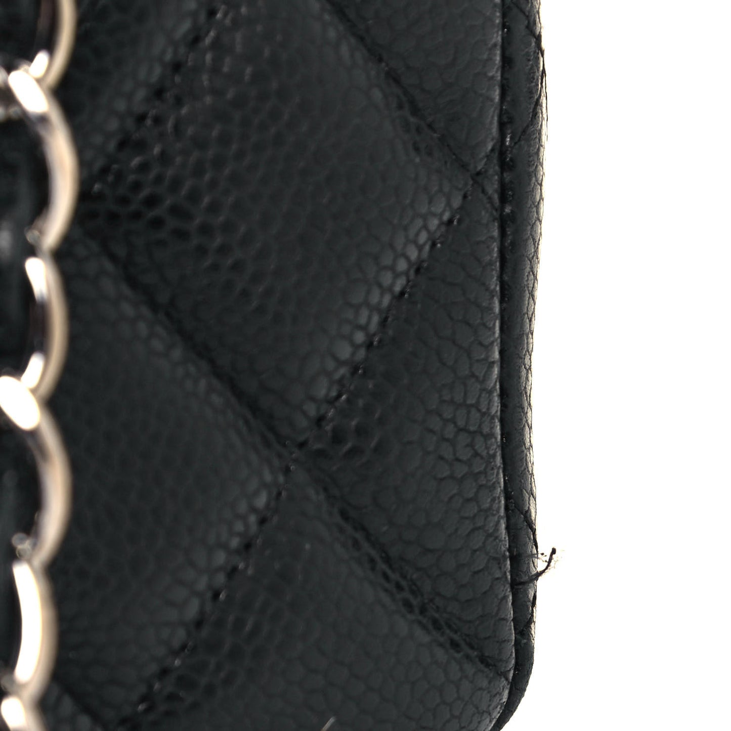 Caviar Quilted Maxi Single Flap Black