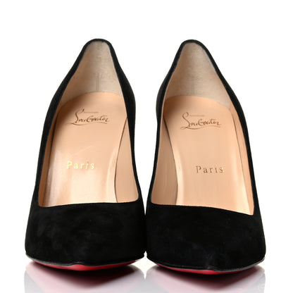 Christian Louboutin Veau Velours Alminette 100 Pumps 37 Black 2 of 6