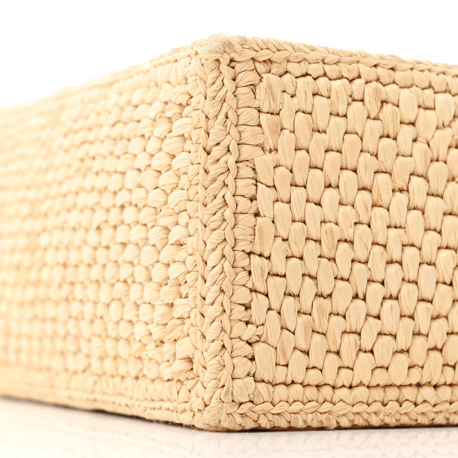 Loewe X PAULA'S IBIZA Raffia Font Tote Natural Tan 8 of 9