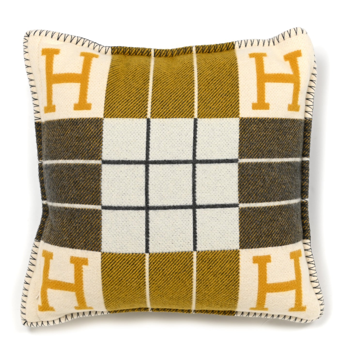 Wool Cashmere Avalon III Pillow PM Gris Soleil