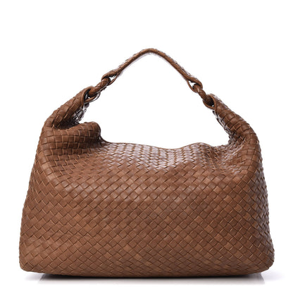 Bottega Veneta Nappa Intrecciato Sloane Hobo Noce 1 of 9
