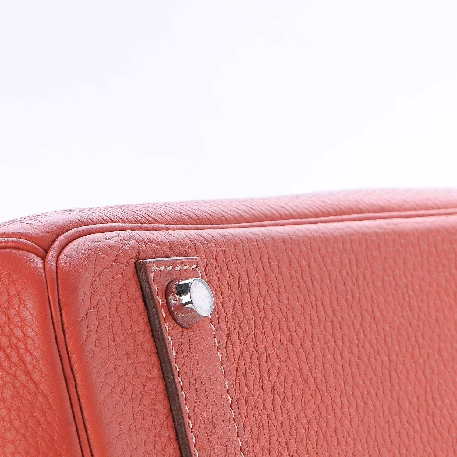 Hermes Taurillon Clemence Birkin 40 Sanguine 21 of 26